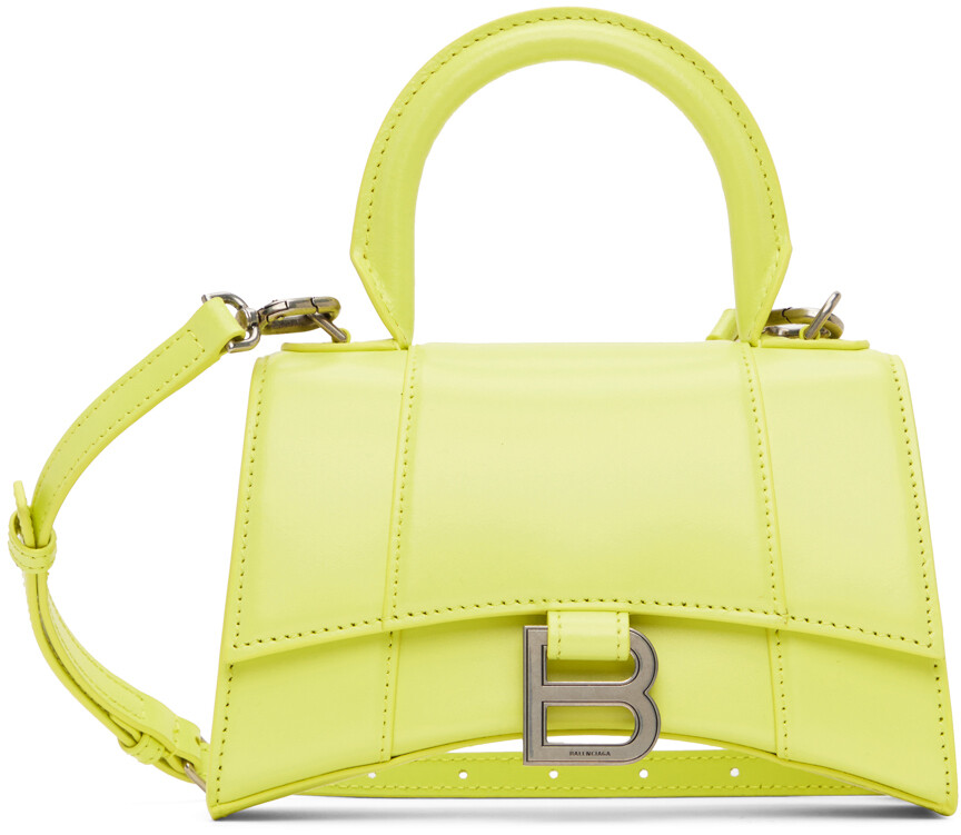 

Зеленая сумка XS в форме песочных часов Balenciaga, Зеленый