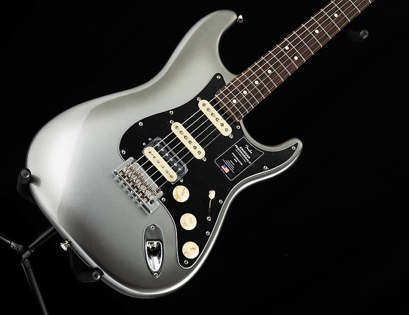 

Fender American Professional II Stratocaster Mercury American Professional II Stratocaster with Rosewood Fretboard