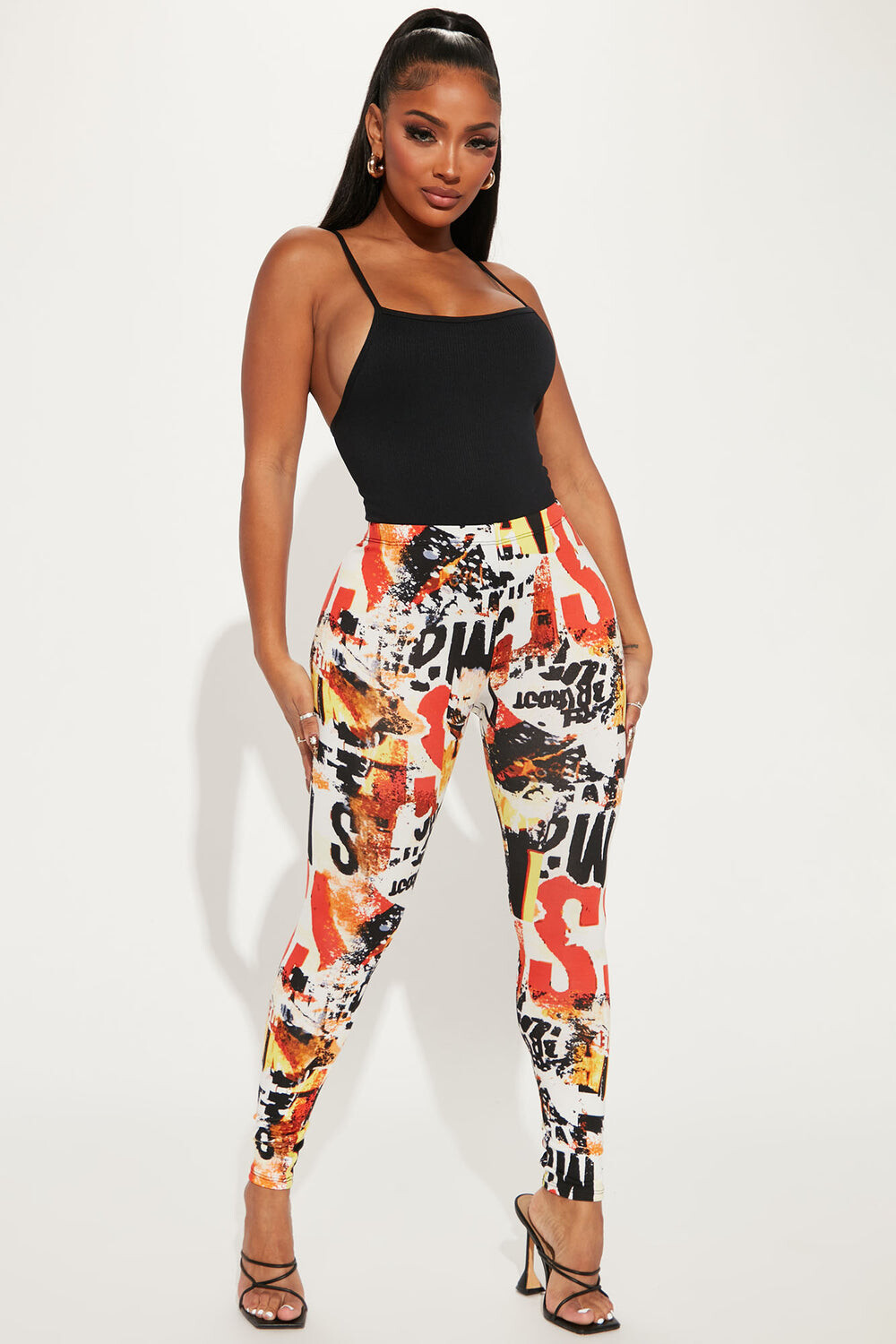 

Леггинсы Fashion Nova ZDM4348K, белый