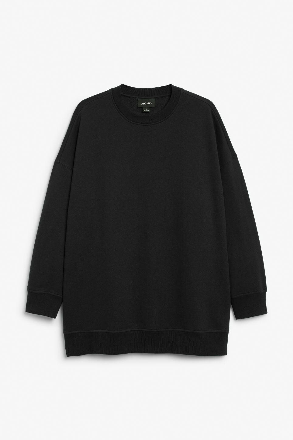

Свитер Monki оверсайз с круглым вырезом, черный