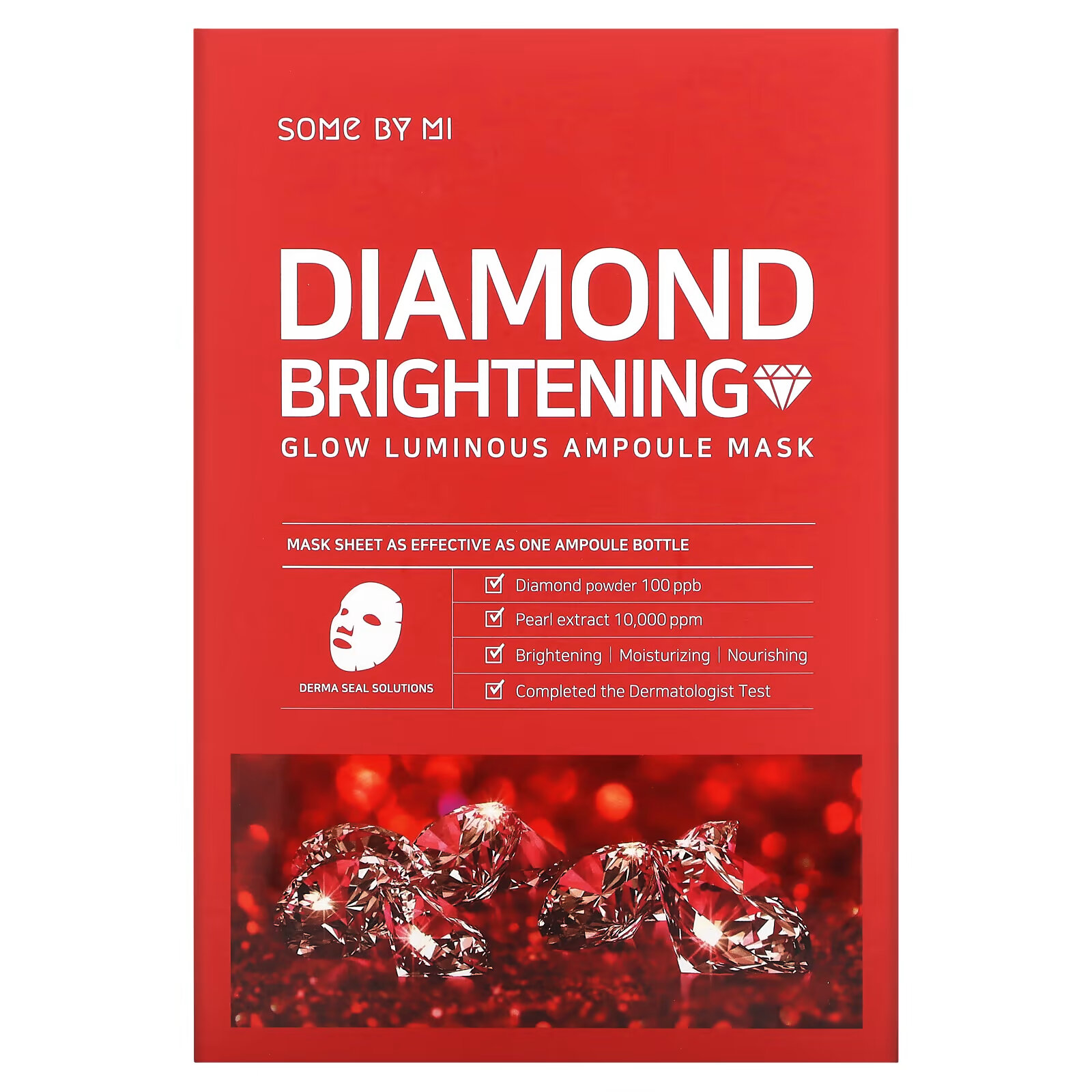 Some by mi mask. Lasaea Swiss Science Care Brightening Diamond Mask.