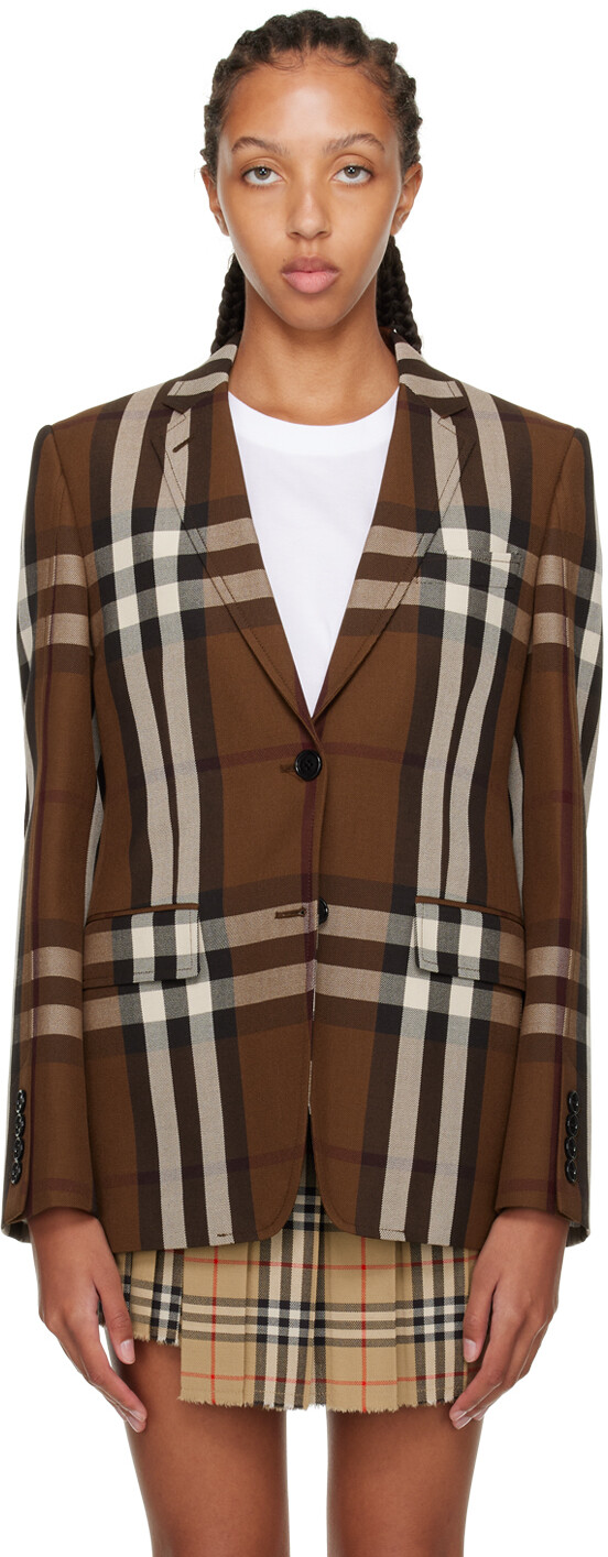 

Коричневый блейзер Тоня Burberry