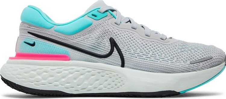 Nike ZoomX Invincible Run Flyknit Grey Fog Dynamic Turquoise CDEK.Shopping