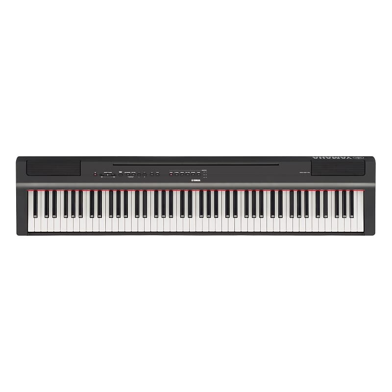 

Yamaha P125AB 88-клавишное цифровое пианино с взвешенным механизмом и механизмом GHS — черный