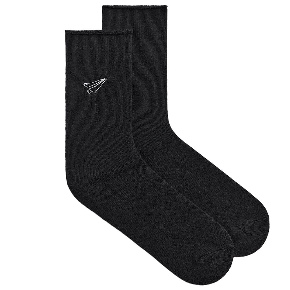 

Носки Zara Contrast Embroidery, черный
