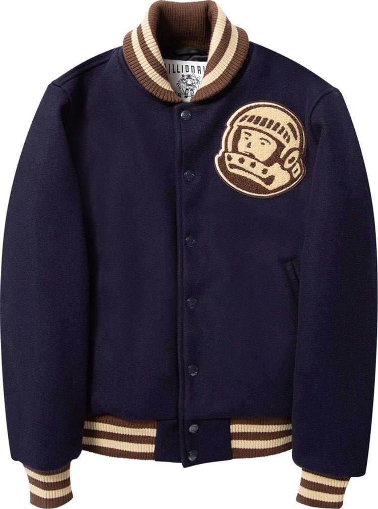 Куртка Billionaire Boys Club Astro Varsity Jacket 'Navy', синий - фото