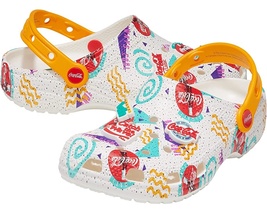 

Сабо Coca Cola X Classic 90s Clog Crocs, белый