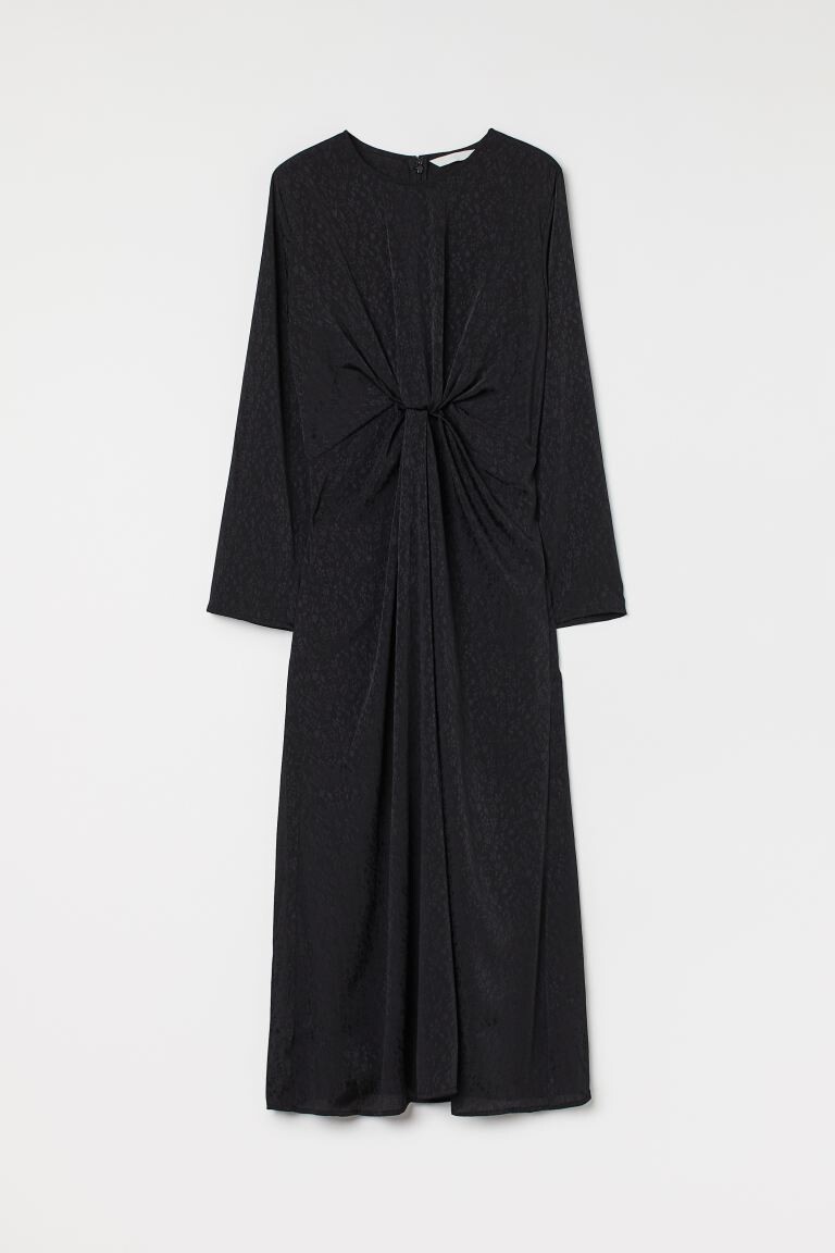 

Платье с декоративным узлом H&M, черный