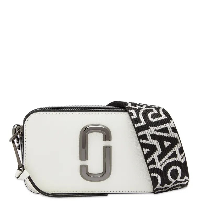 

Сумка кросс-боди Marc Jacobs The Snapshot, белый/черный
