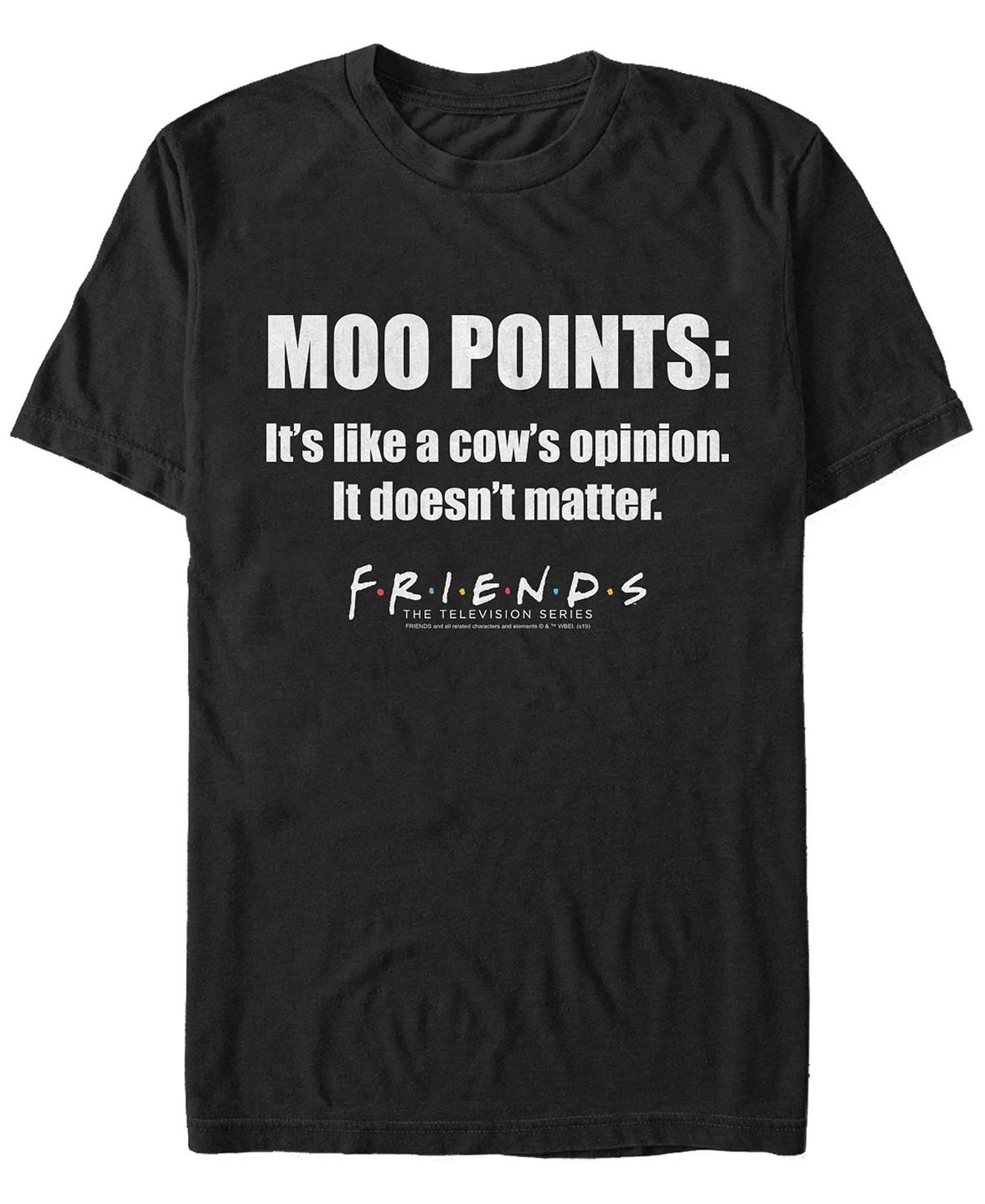 Мужская футболка с короткими рукавами и принтом Moo Points Friends Fifth Sun цена и фото