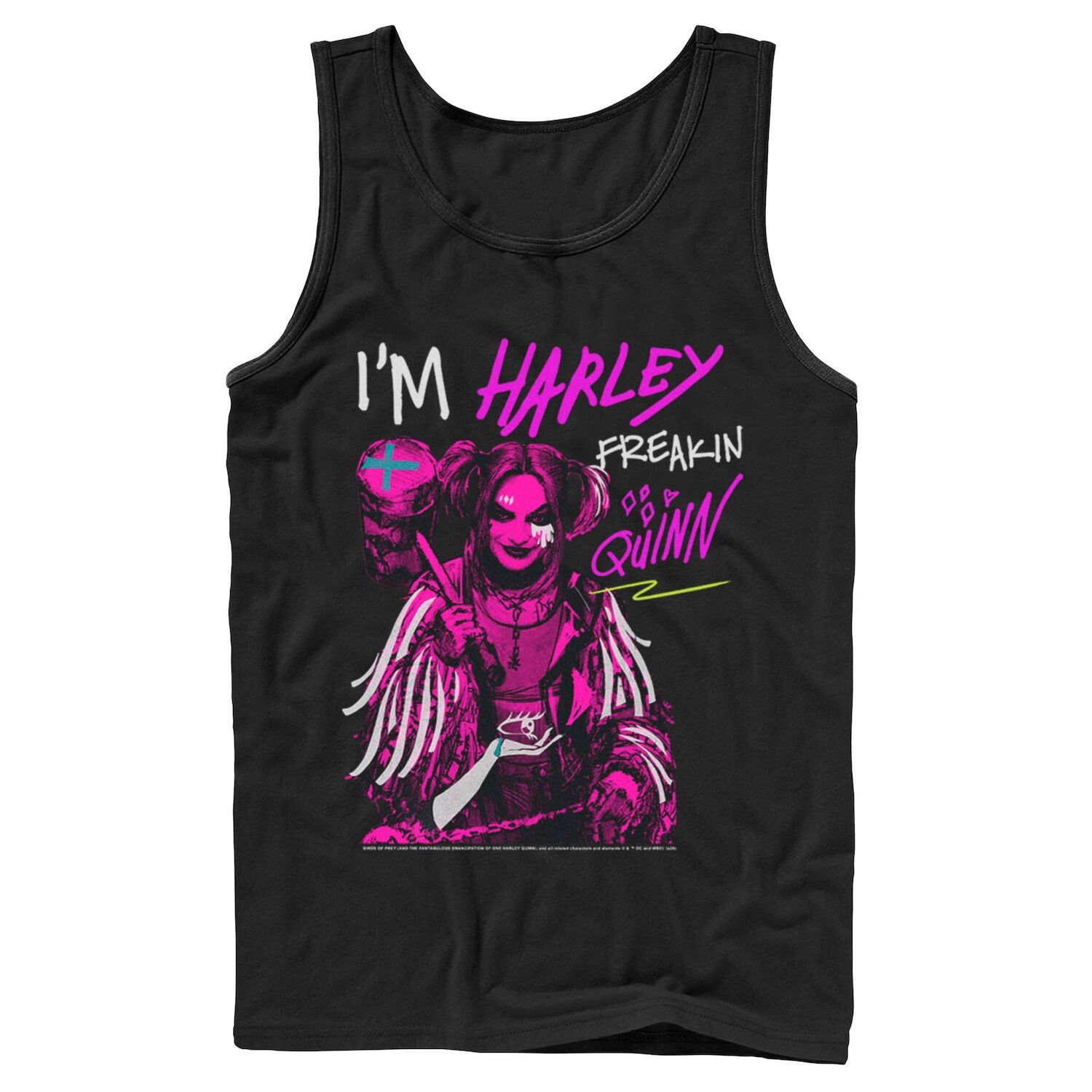 

Мужская майка Birds Of Prey I'm Harley Freakin' Quinn DC Comics