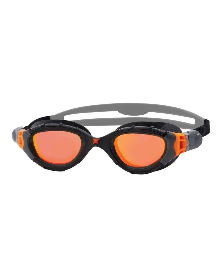 цена Zoggs Predator Flex Титановые зеркальные очки для плавания, золото
