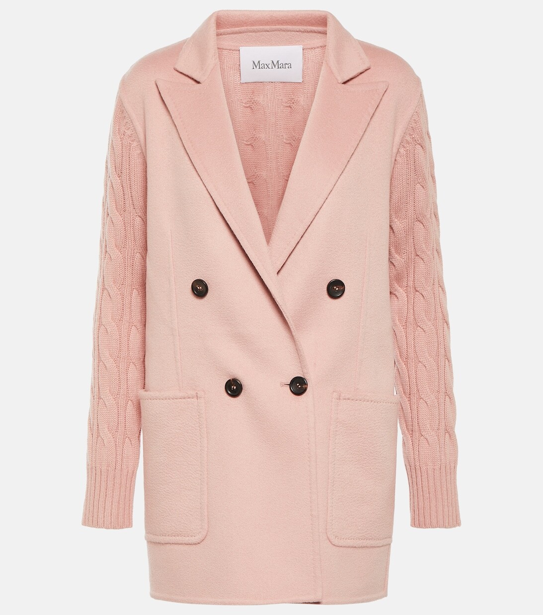 

Куртка Dalida из шерсти и кашемира MAX MARA, розовый