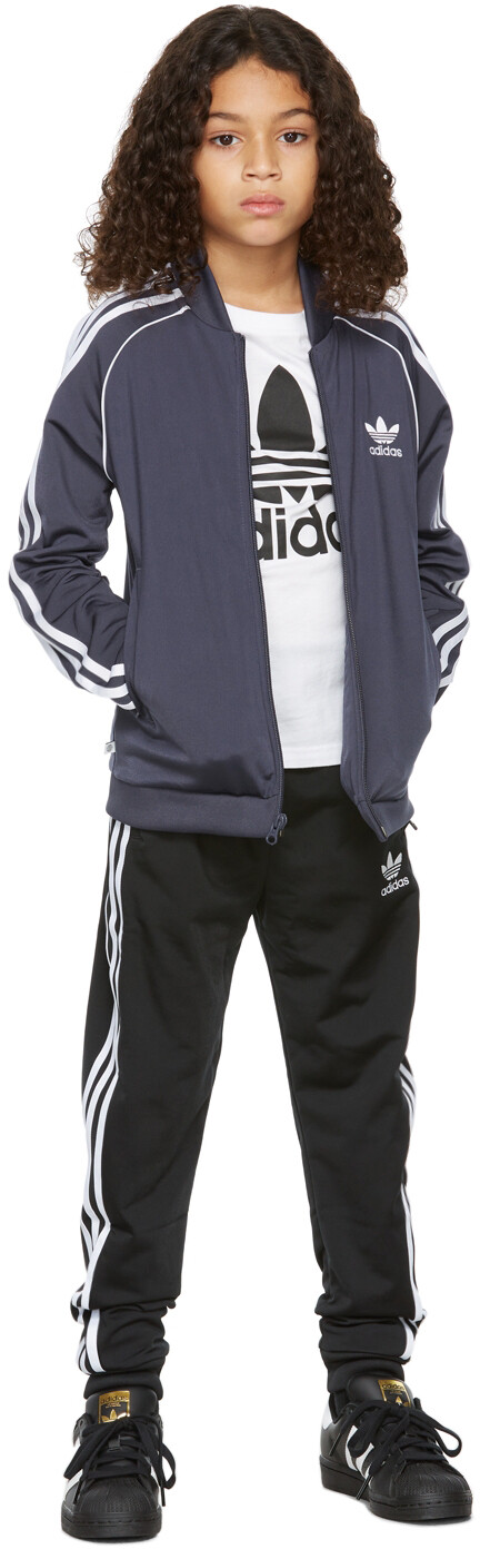 

adidas Kids Kids Черные спортивные брюки из SST