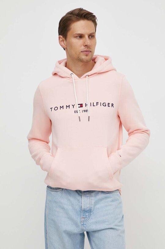 

Толстовка с капюшоном Tommy Hilfiger, розовый