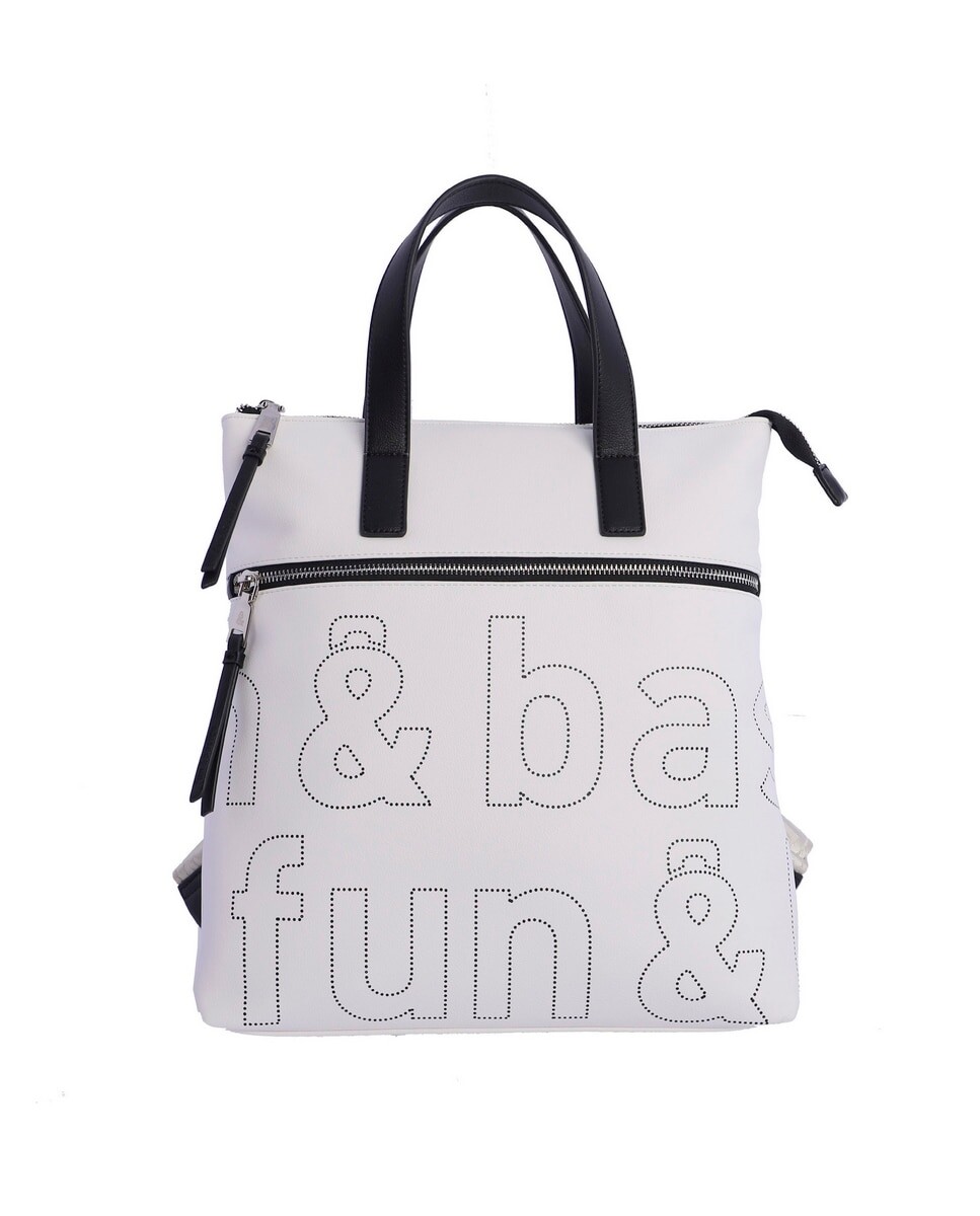 

Ona белый женский рюкзак на молнии Fun & Basics, белый