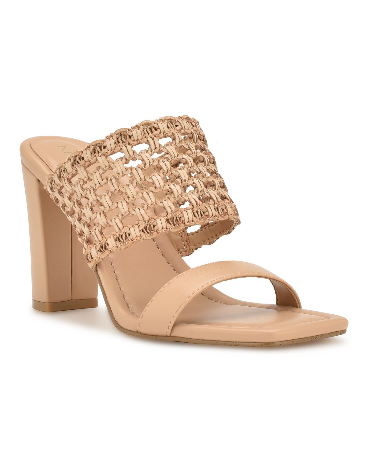 

Женские босоножки-шлепанцы Mylas на квадратном каблуке Nine West