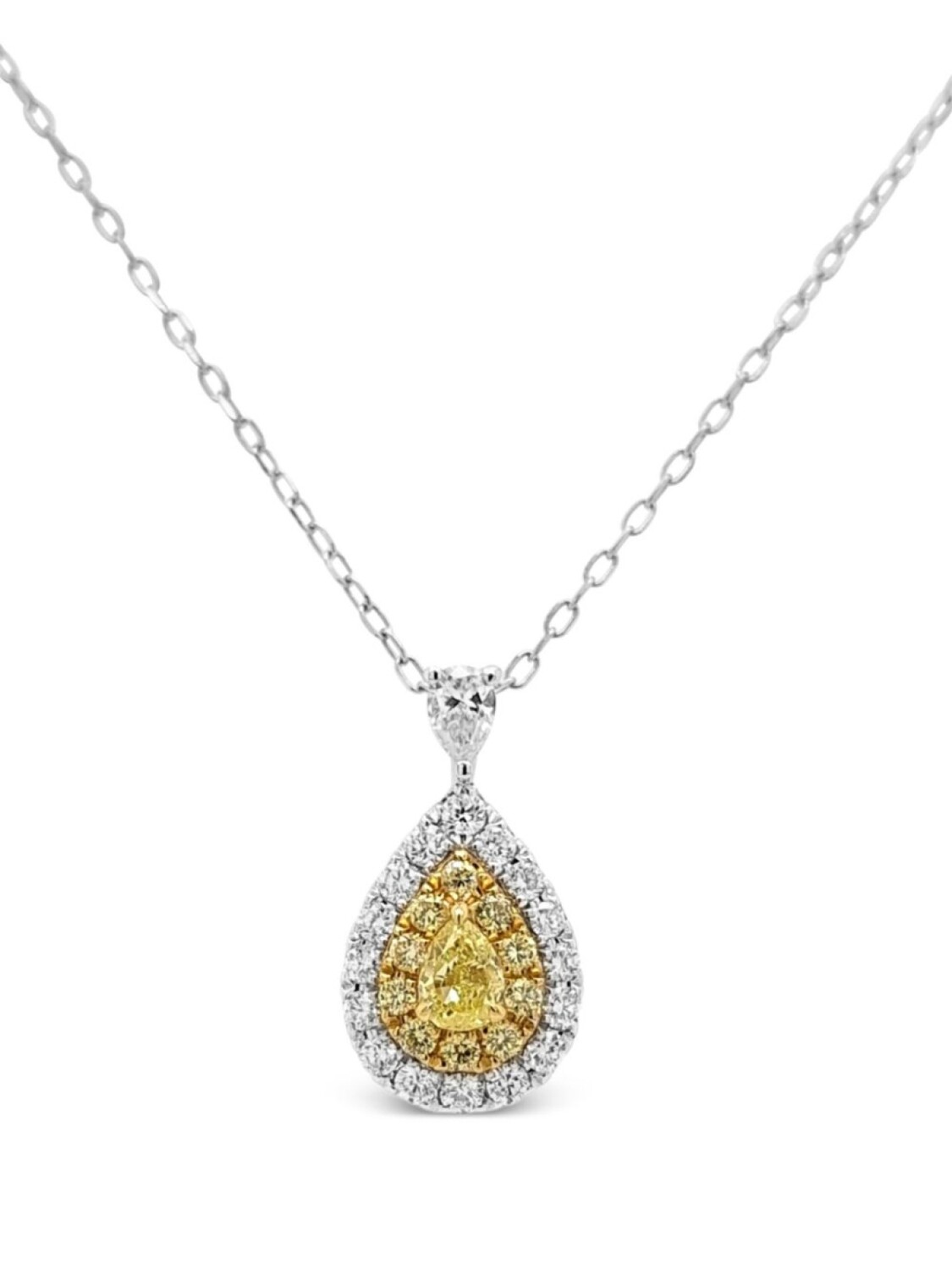 

Платиновое колье с бриллиантами HYT Jewelry, серебряный