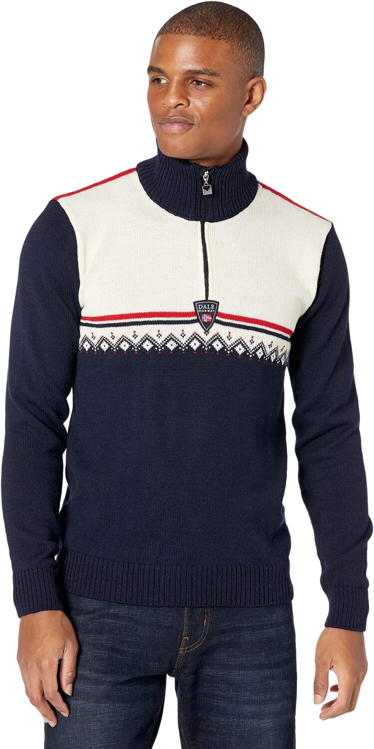 

Свитер Dale of Norway Lahti Sweater, цвет Navy/Off-White/Raspberry