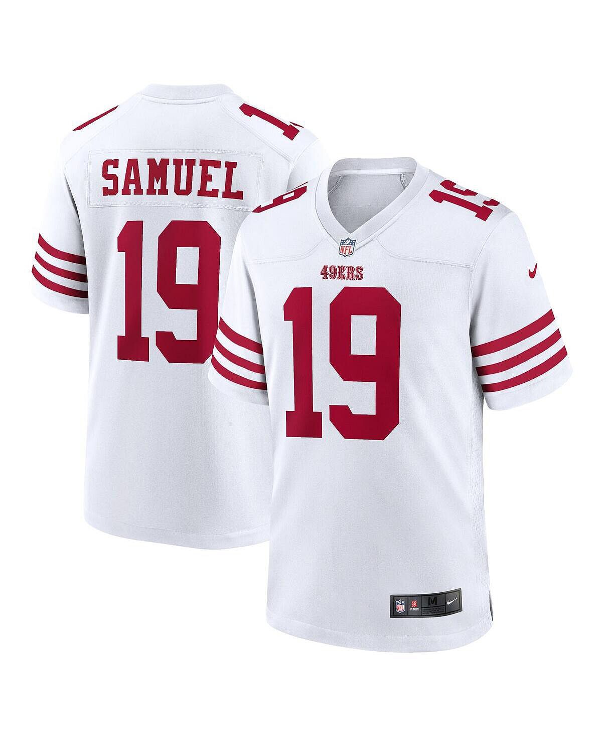 

Мужская футболка deebo samuel white san francisco 49ers player game Nike, белый