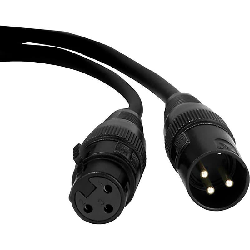 цена ADJ American DJ Accu-Cable 3-контактный DMX-светильник с эффектом Кабель 22 AWG 50 футов 3PIN-50FT