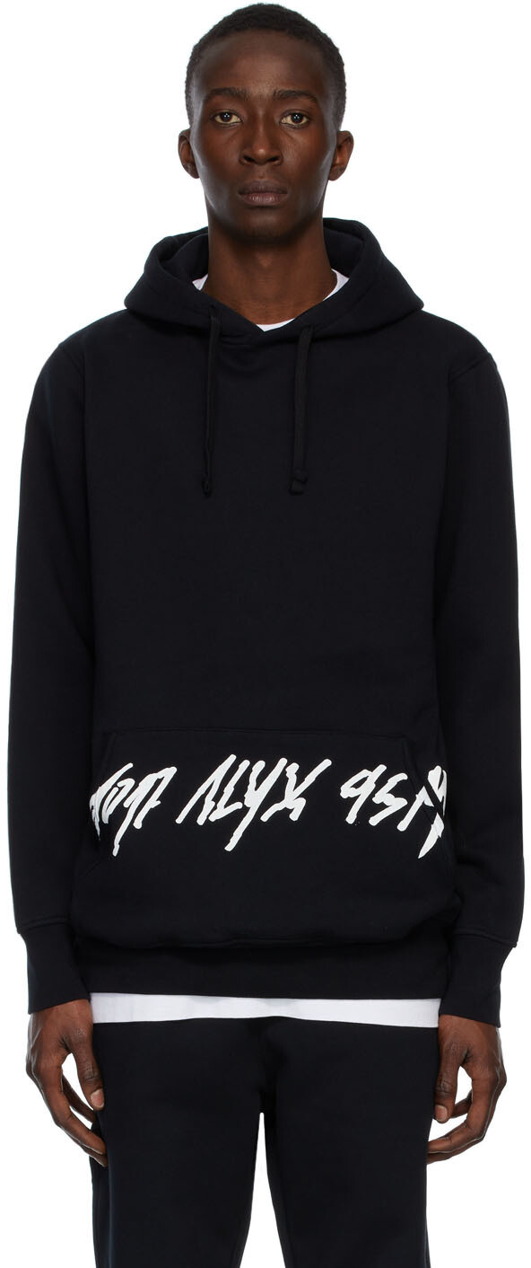 

SSENSE Эксклюзивная черная худи с надписью 1017 ALYX 9SM, Черный