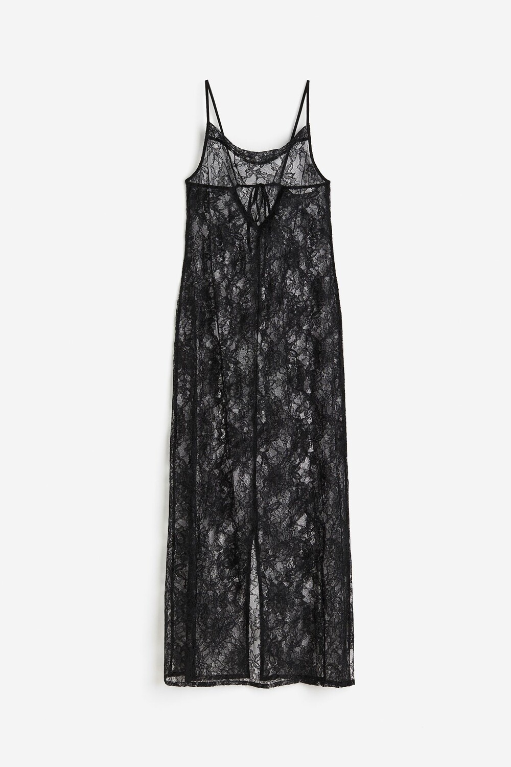 

Платье H&M Long Lace, черный