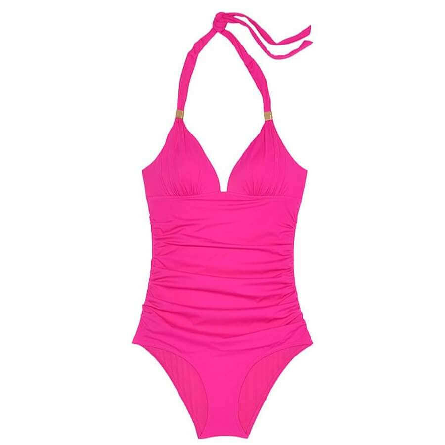 

Купальник Victoria's Secret Swim Ruched Push-Up, розовый