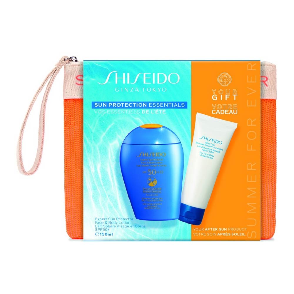 цена Косметический набор Shiseido GSC Expert Sun Aging Protection SPF50 Gift Box