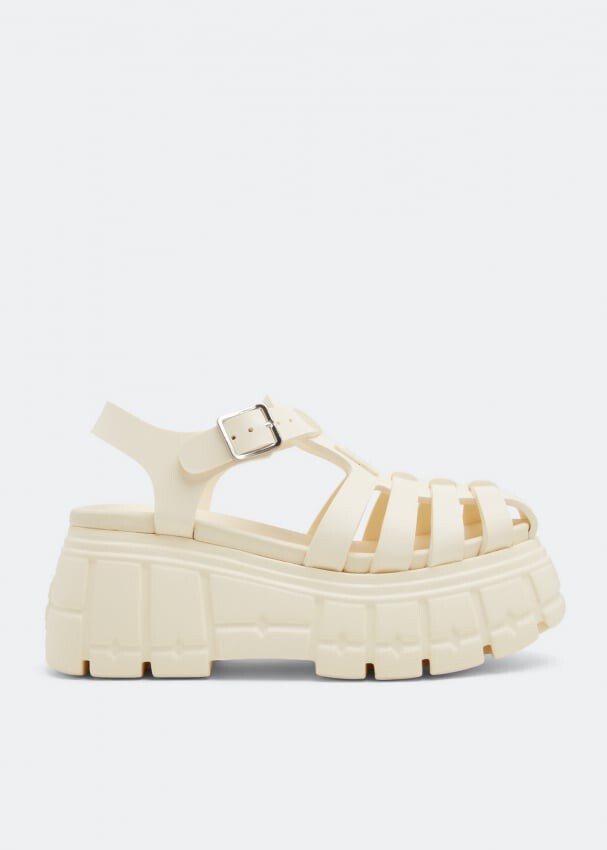 

Сандалии MIU MIU Platform sandals, белый