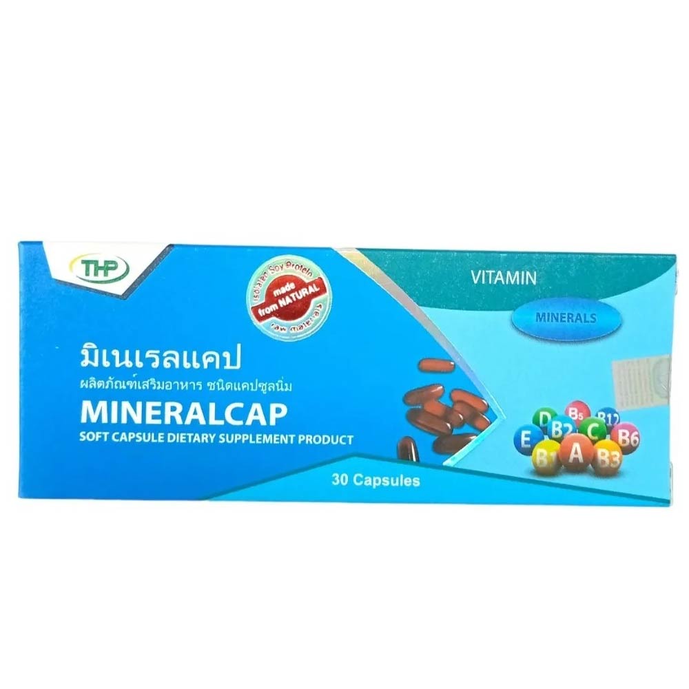 Мультивитамины и минералы THP Mineralcap, 30 капсул витамины антиоксиданты минералы awochactive мультивитамины
