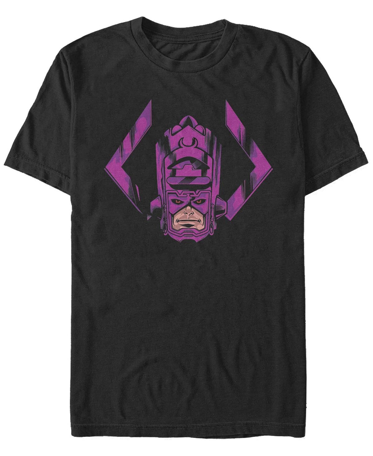 

Мужская футболка с круглым вырезом с короткими рукавами face of galactus Fifth Sun, черный
