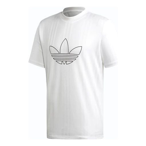 

Футболка Adidas originals Outline Jersey Sports Round Neck Short Sleeve White, Белый