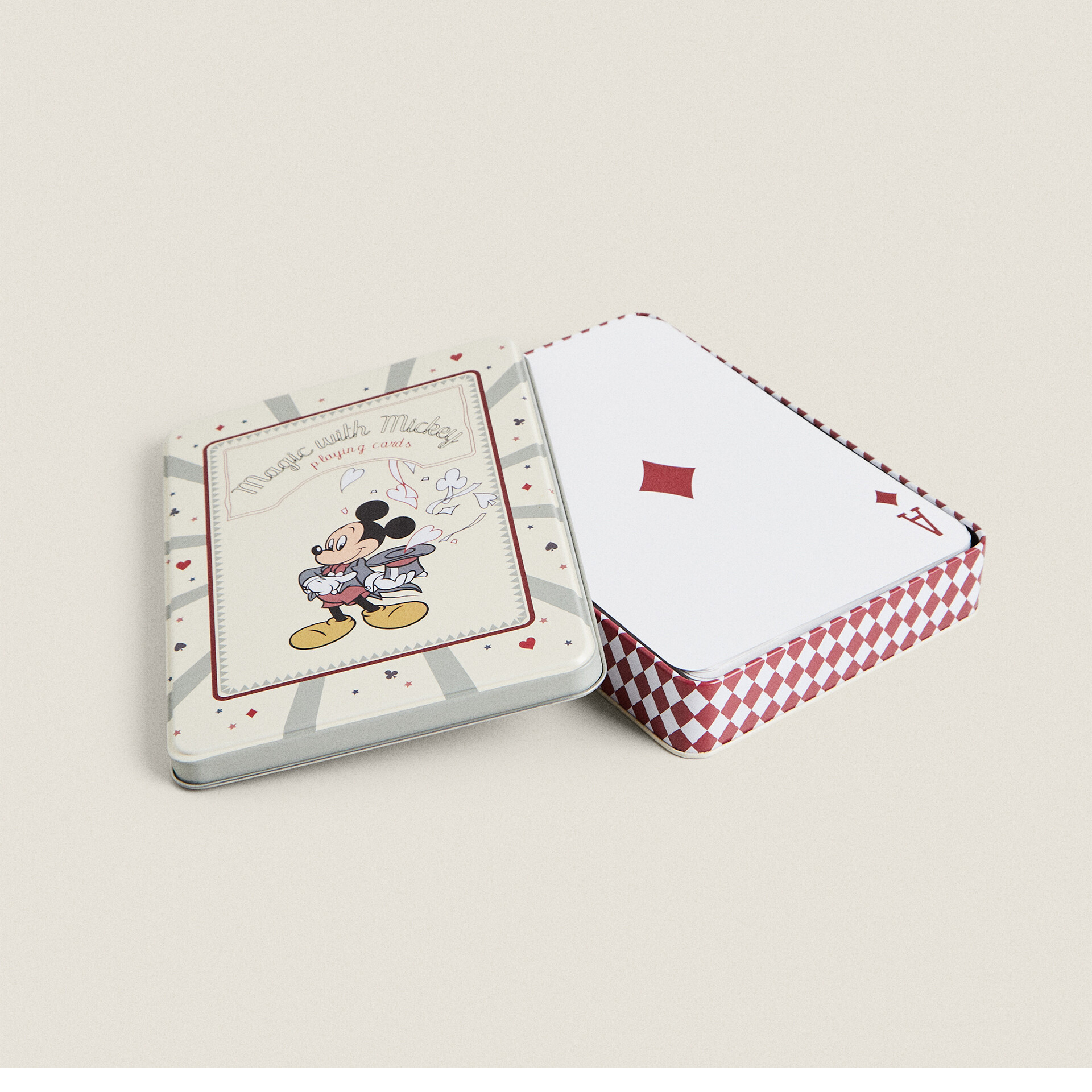 Детская колода карт Zara Home Disney Mickey Mouse, мультколор футболка с градиентным контуром микки мауса disney серый