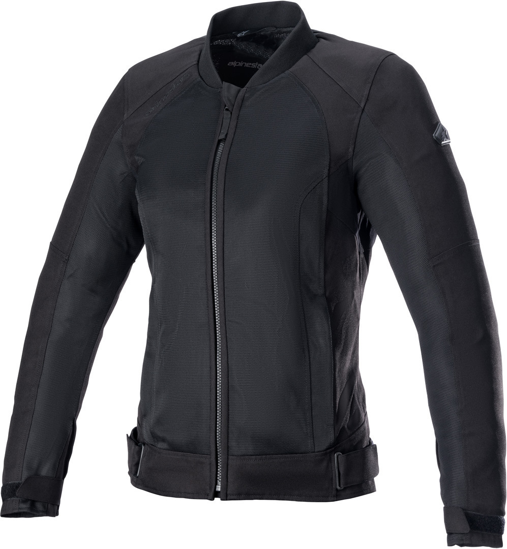 Куртка Alpinestars Eloise V2 Air женская мотоциклетная текстильная, черная женская весенне осенняя новая уличная куртка на молнии с отворотом тонкая черная короткая красивая мотоциклетная куртка джинсовая куртка