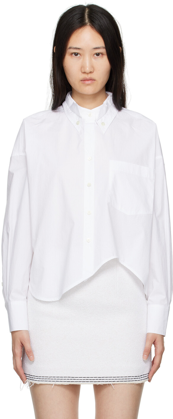 

Асимметричная укороченная рубашка Off-White Recto