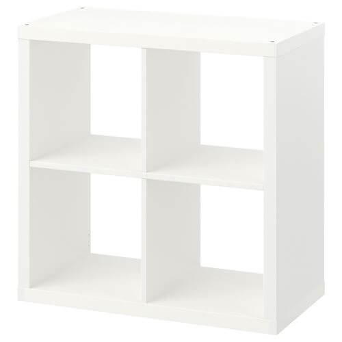 Стеллаж Ikea Kallax 77х77 см, белый стеллаж 4 dice cube 4 секции 360х320х1395 цемент