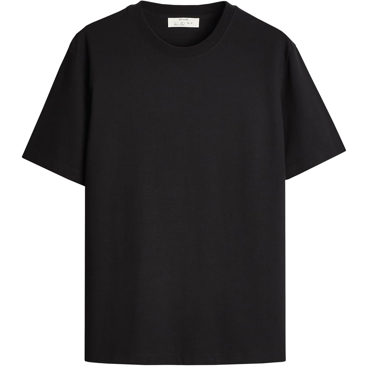 Футболка Zara Short Sleeve Heavy Weight, черный - фото