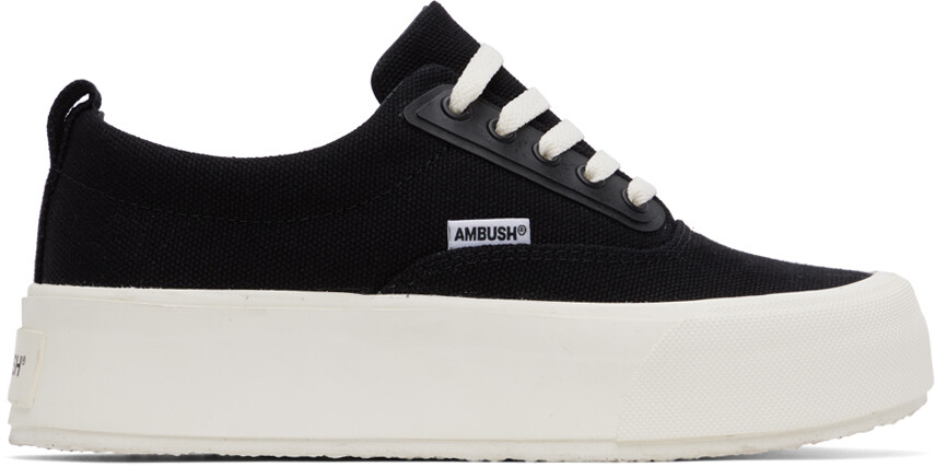 

Черные низкие кроссовки на вулканизированной основе AMBUSH