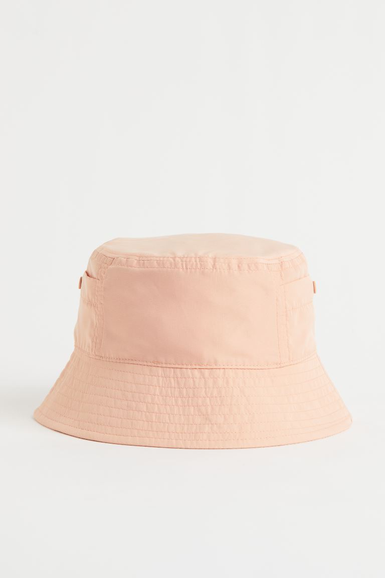 Рыбацкая шапка с карманами H&M, персиково-розовый