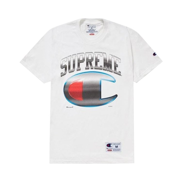 

Футболка Supreme Champion Chrome Short-Sleeve Top 'White', белый