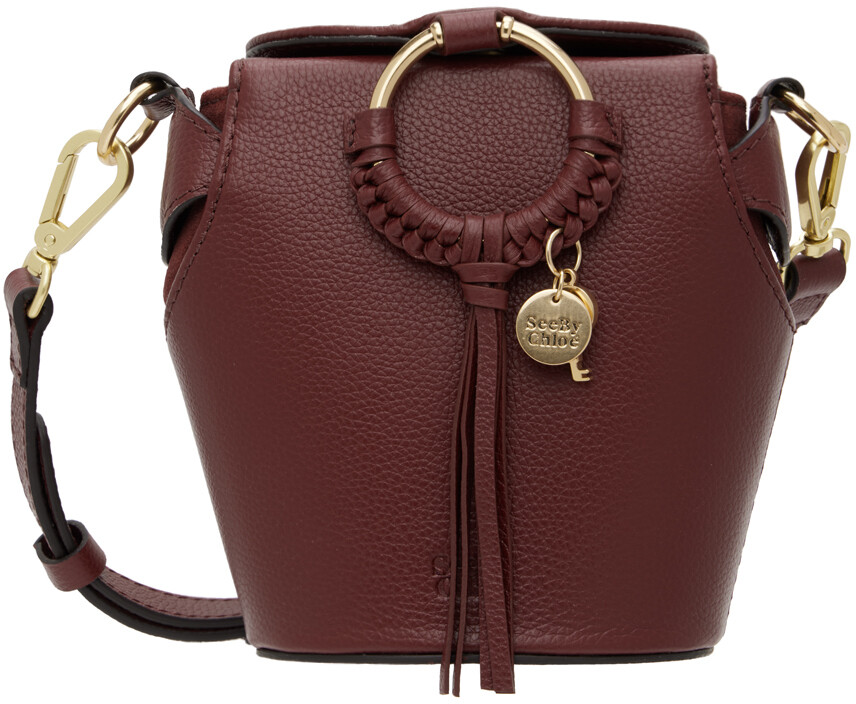 

Бордовая сумка Joan Box See by Chloé