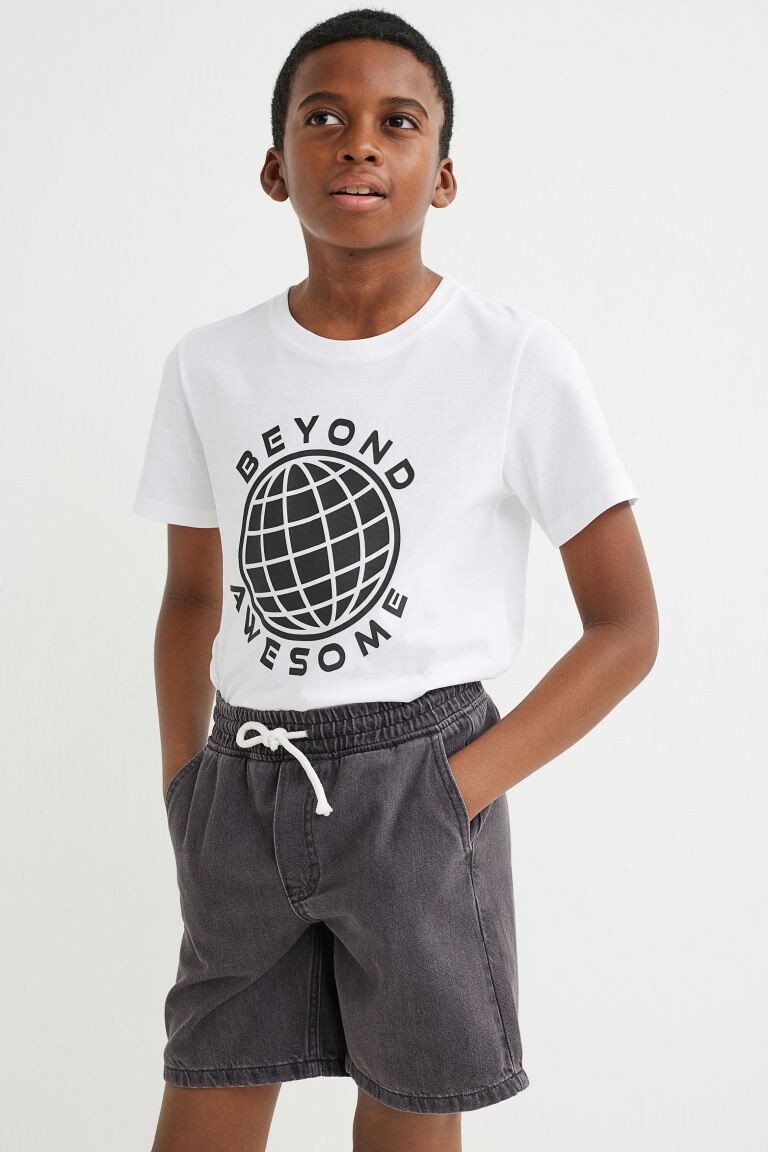 

Джинсовые хлопковые шорты H&M