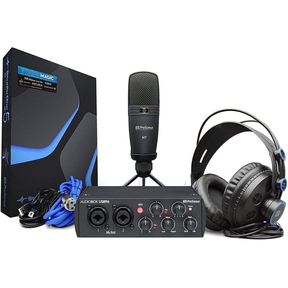 

Набор Presonus Audiobox 96 Studio для аудиопроизводства 25-летие выпуска