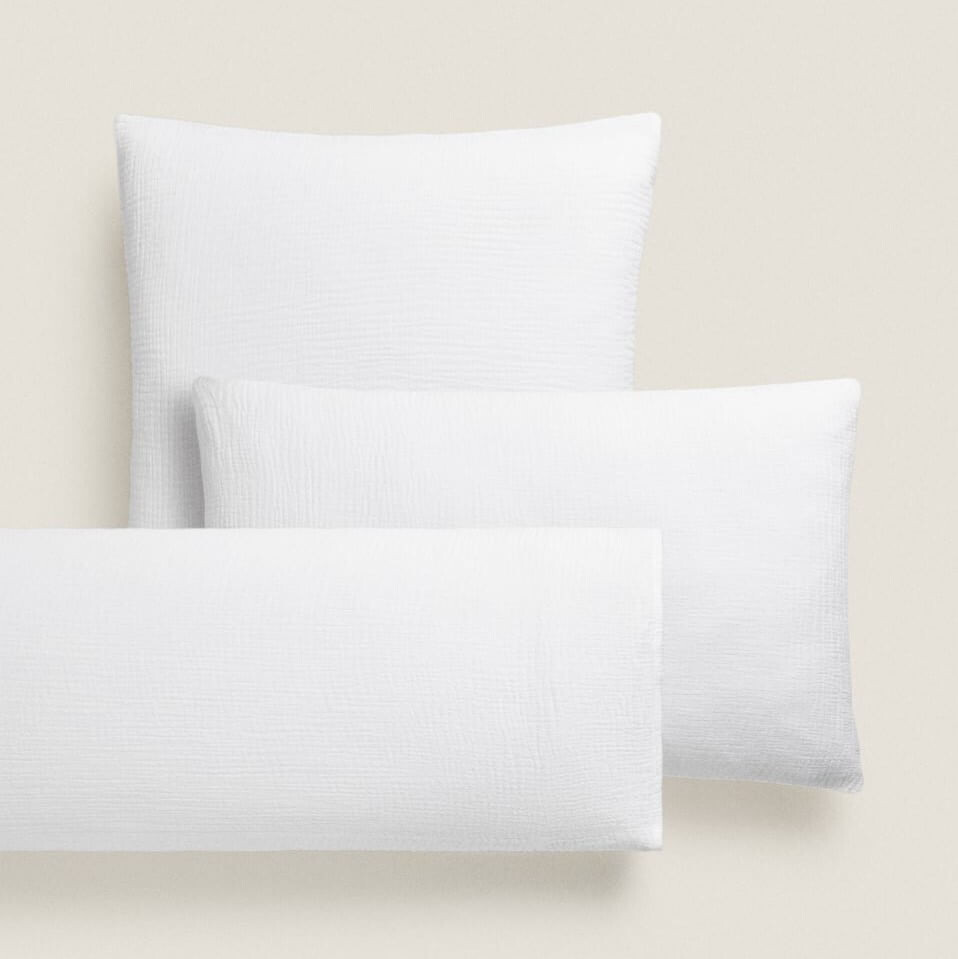 

Наволочка Zara Home Gauze, белый