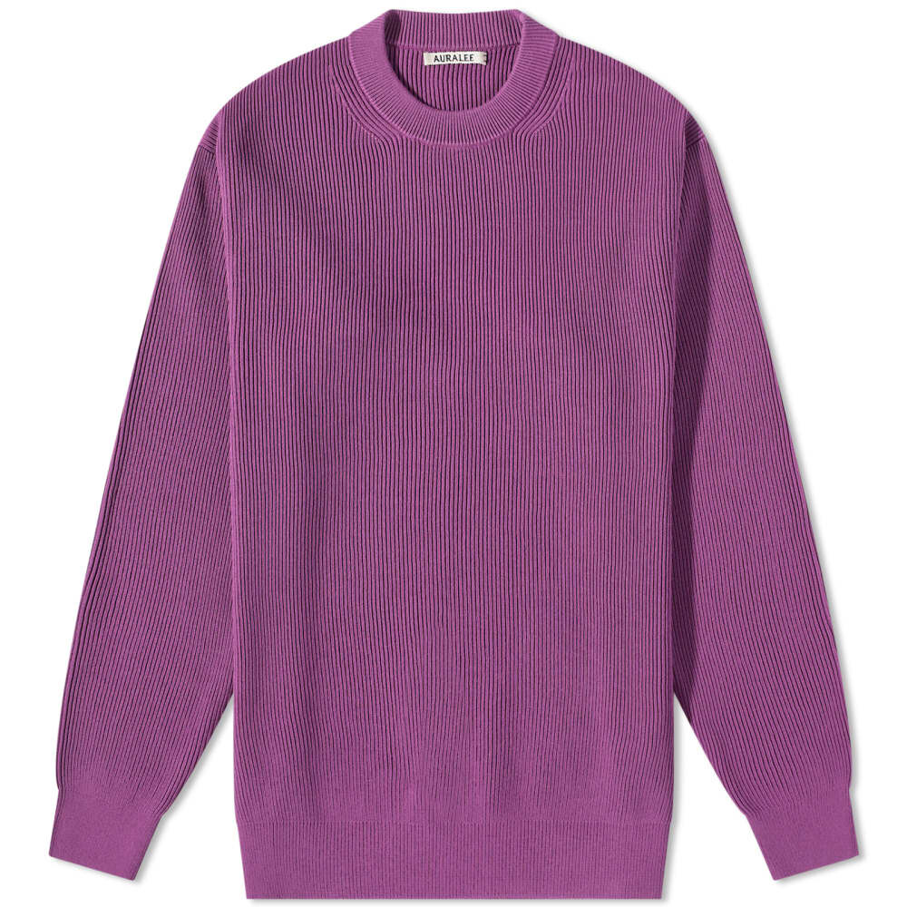 

Джемпер Auralee Rib Crew Knit, Фиолетовый