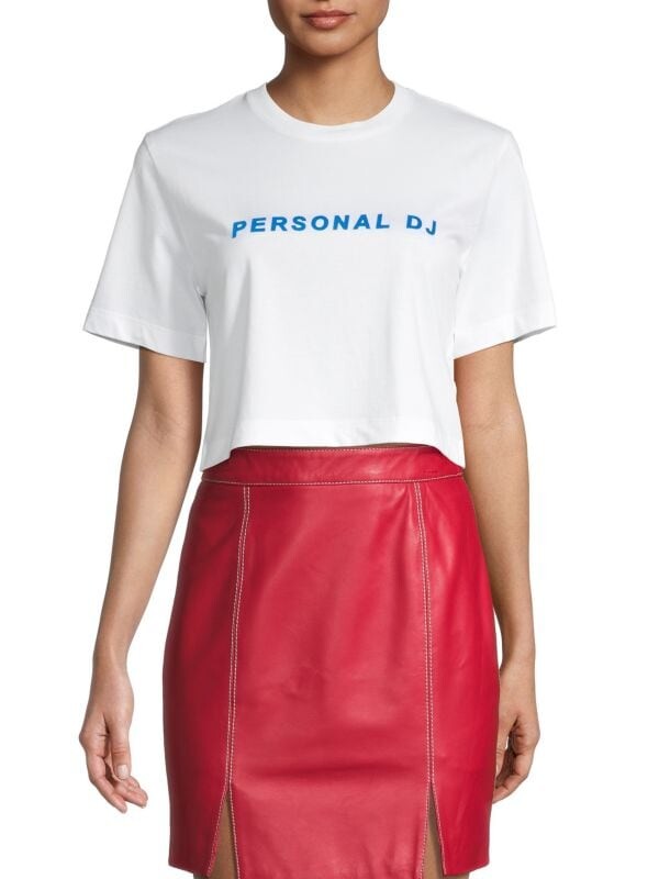 

Укороченная футболка personal dj Kirin White