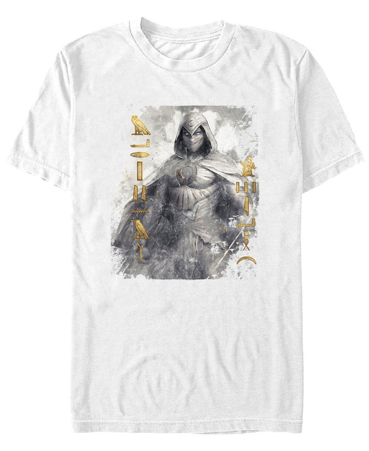 

Мужская футболка с коротким рукавом moon knight glyphs Fifth Sun, белый