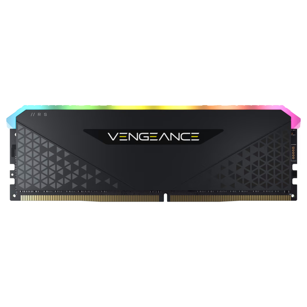Оперативная память Corsair Vengeance RGB RS 16 Гб (1х16 ГБ), DDR4 3200 МГц, черный оперативная память corsair vengeance rgb rs 128gb черный