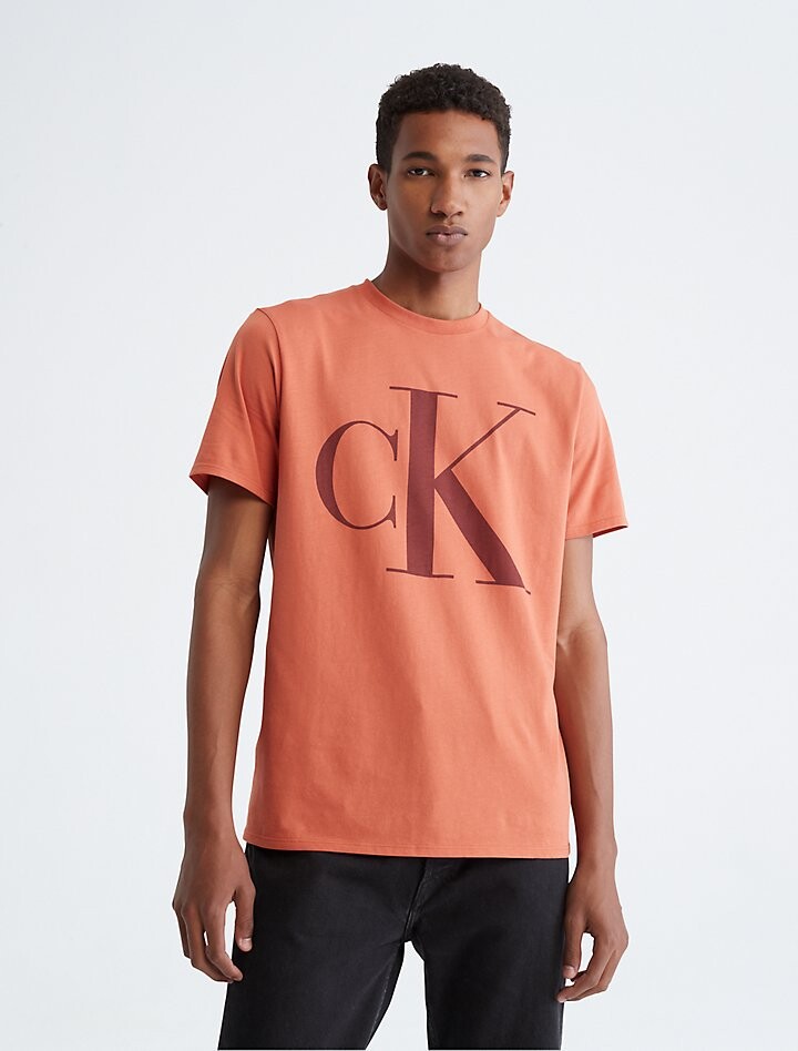 

Футболка Calvin Klein Monogram, оранжевый